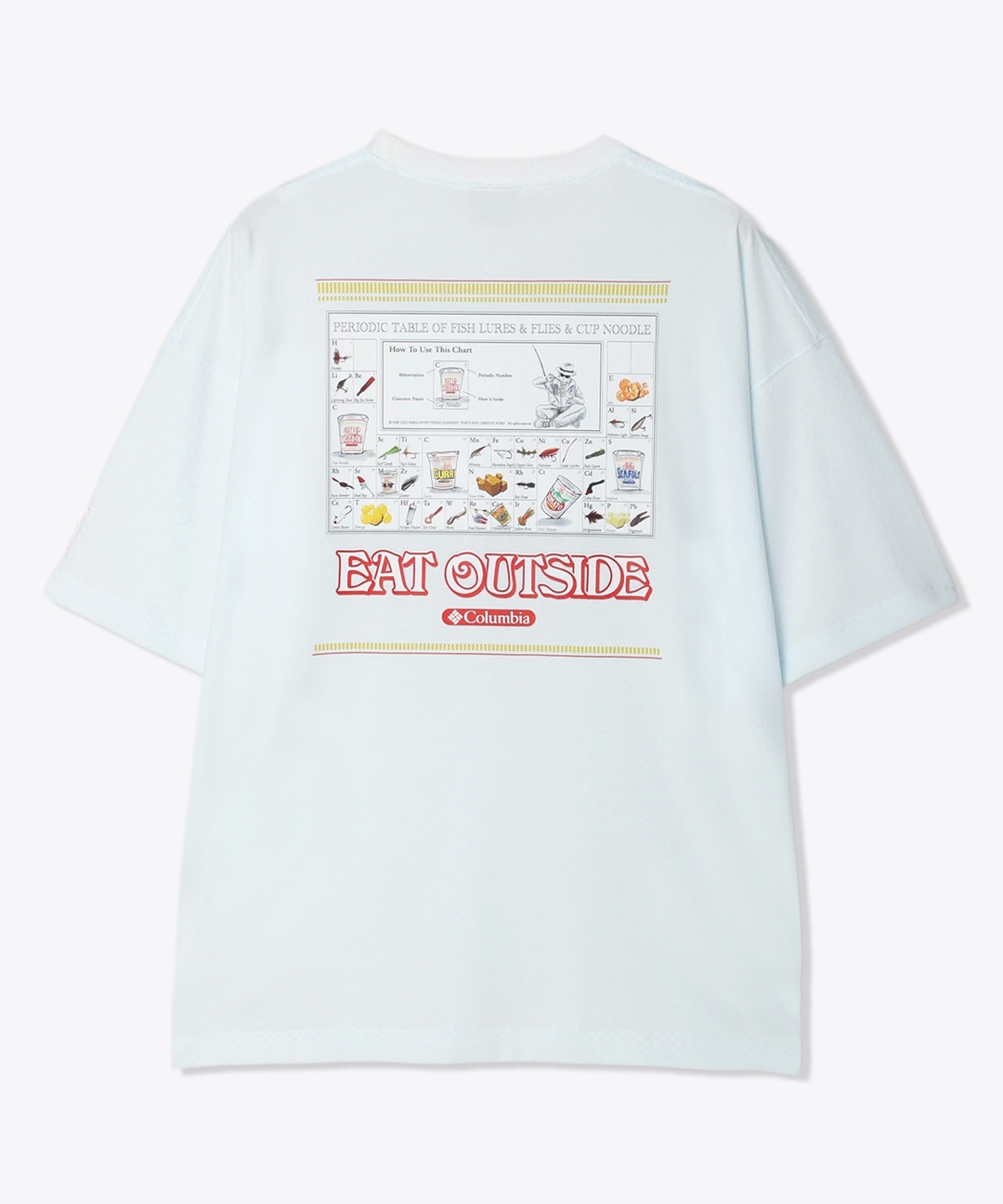 コロンビア × カップヌードル コラボ第3弾「ベイシントゥーガーデンショートスリーブTシャツ」が6/30 発売 (Columbia)