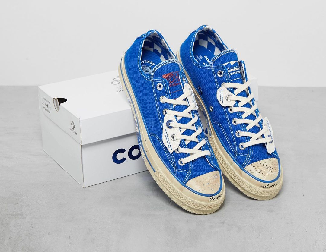 海外 6/29 発売！ADER ERROR × CONVERSE CHUCK 70 OX/HI “White/Imperial Blue” (アーダーエラー コンバース チャック 70) [A05351C/A05352C]