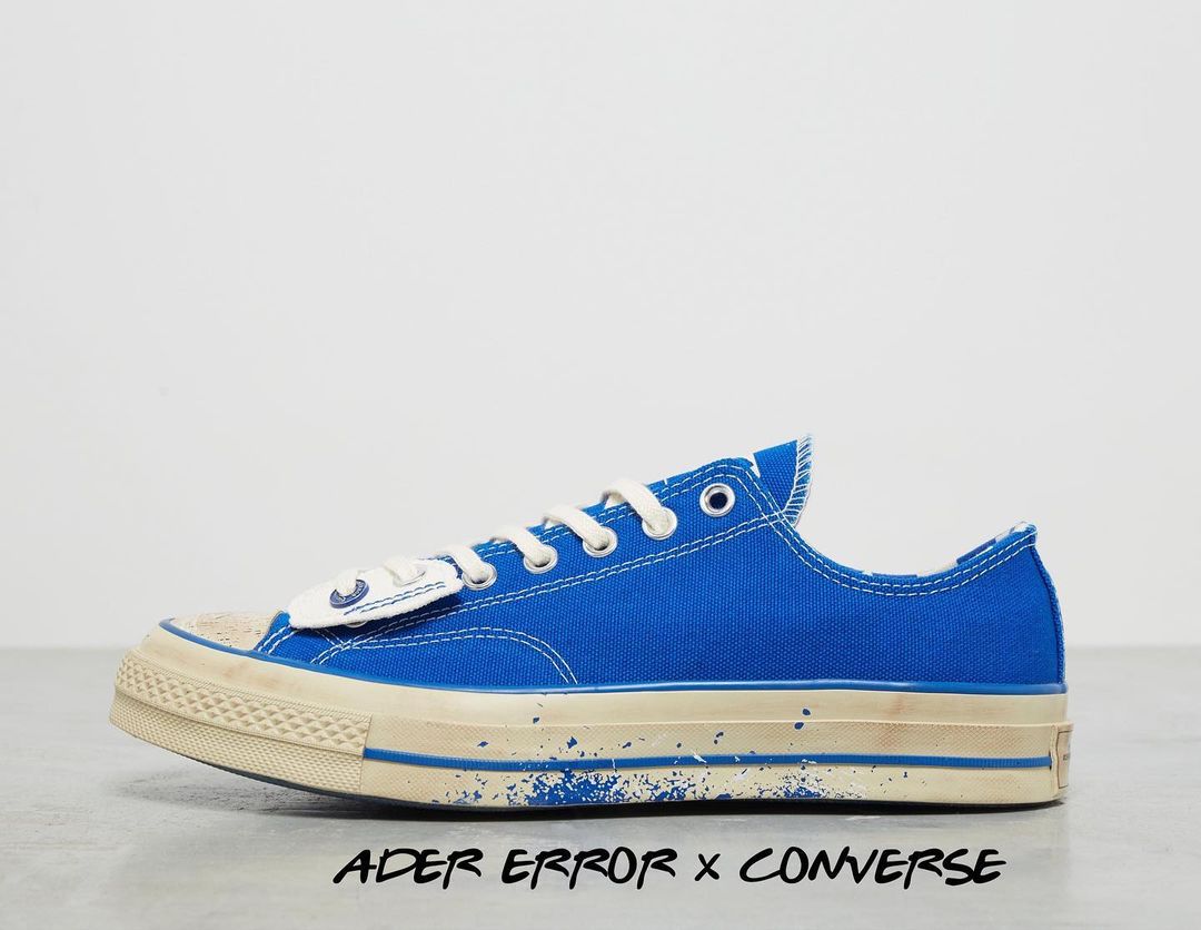 海外 6/29 発売！ADER ERROR × CONVERSE CHUCK 70 OX/HI “White/Imperial Blue” (アーダーエラー コンバース チャック 70) [A05351C/A05352C]