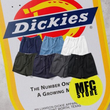 MFC STORE × Dickies “TUCK SHORT WORK PANTS”が6/10 発売 (エムエフシー ストア ディッキーズ)