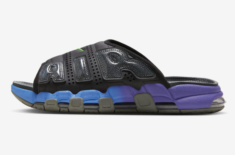 NIKE AIR MORE UPTEMPO SLIDE UNIVERSITY BLUE/WHITE-UNIVERSITY