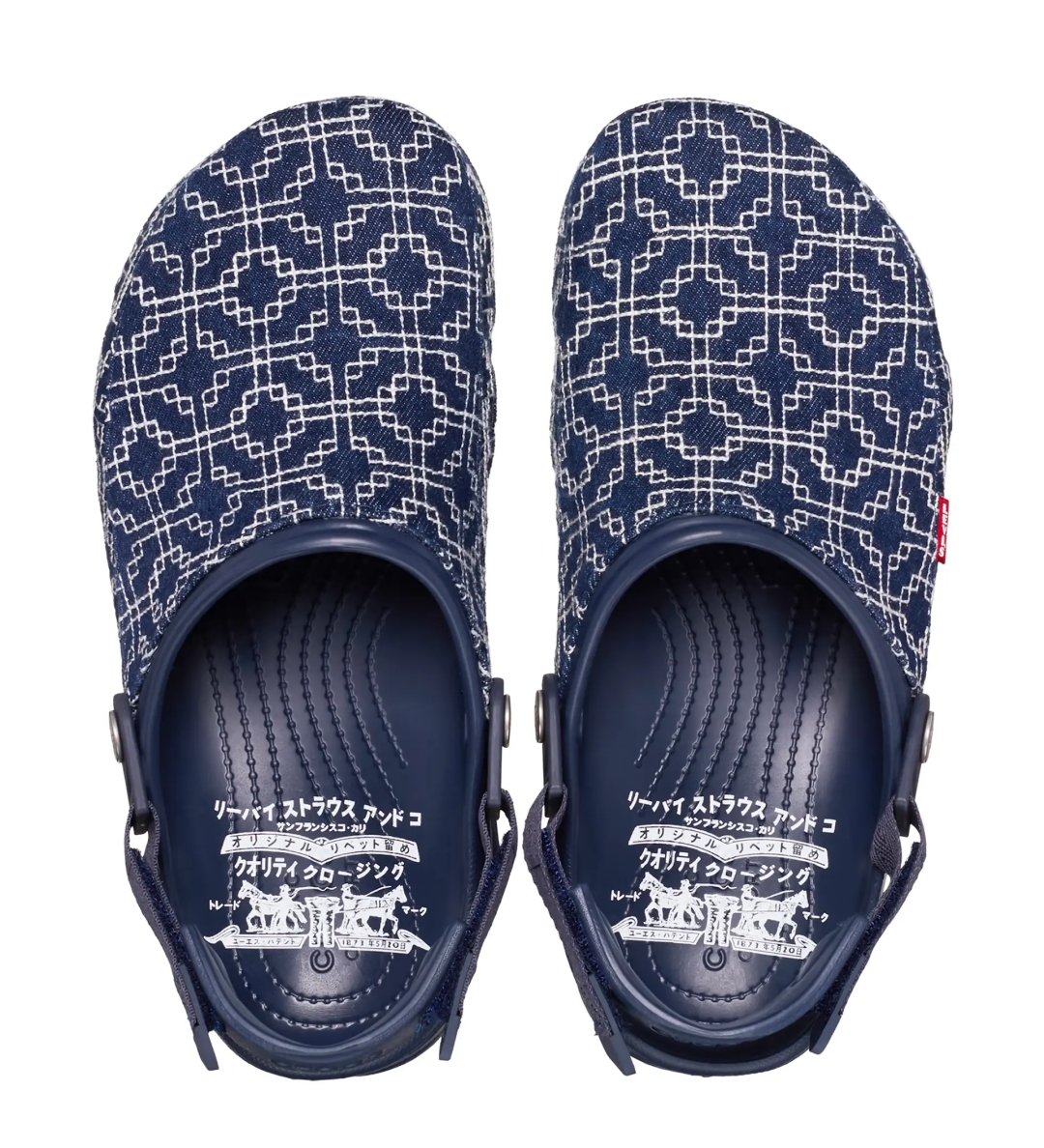 国内 9/20、9/22 発売予定！Levi’s × Crocs コラボ All-Terrain Clog Sashiko Denim ​(リーバイス クロックス) [208917-2Y2/208917-410]