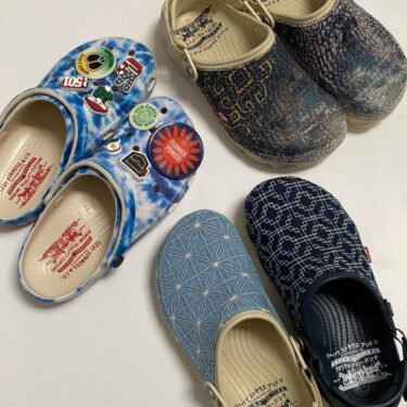 国内 9/20、9/22 発売予定！Levi’s × Crocs コラボ All-Terrain Clog Sashiko Denim ​(リーバイス クロックス) [208917-2Y2/208917-410]