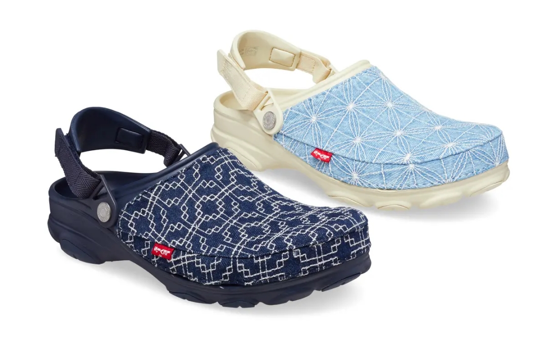 国内 9/20、9/22 発売予定！Levi’s × Crocs コラボ All-Terrain Clog Sashiko Denim ​(リーバイス クロックス) [208917-2Y2/208917-410]