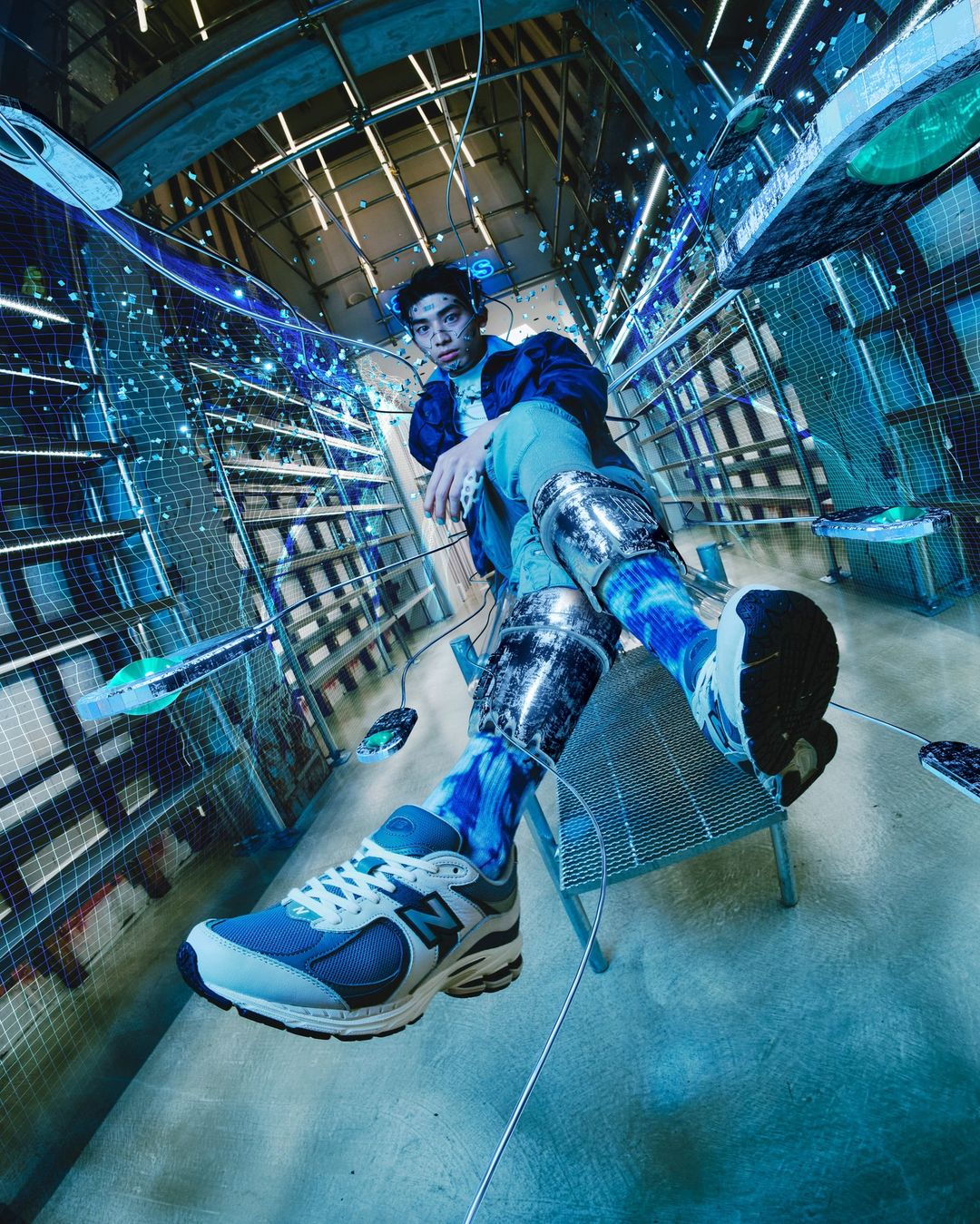 【国内 7/15 発売】atmos × New Balance M2002 RAN “Cybernetics Blue” (アトモス ニューバランス)