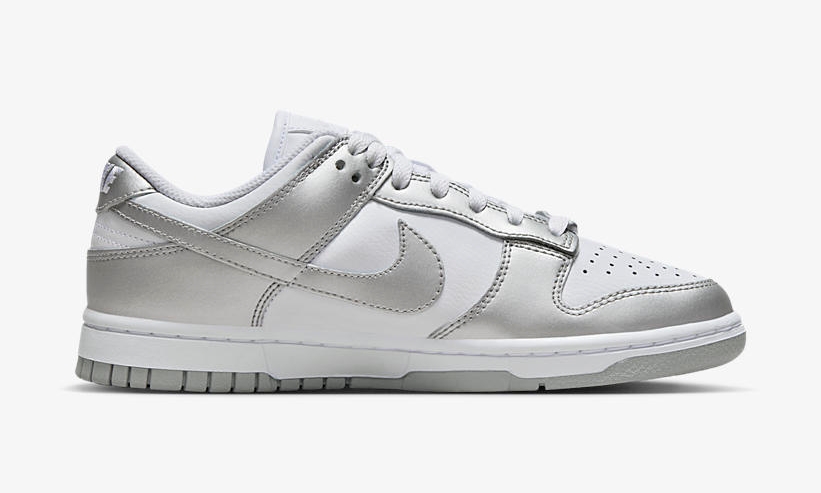 2023年 発売予定！ナイキ ウィメンズ ダンク ロー “ホワイト/メタリックシルバー” (NIKE WMNS DUNK LOW “White/Metallic Silver”) [FV1311-100]