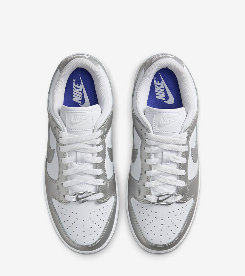 2023年 発売予定！ナイキ ウィメンズ ダンク ロー “ホワイト/メタリックシルバー” (NIKE WMNS DUNK LOW “White/Metallic Silver”) [FV1311-100]