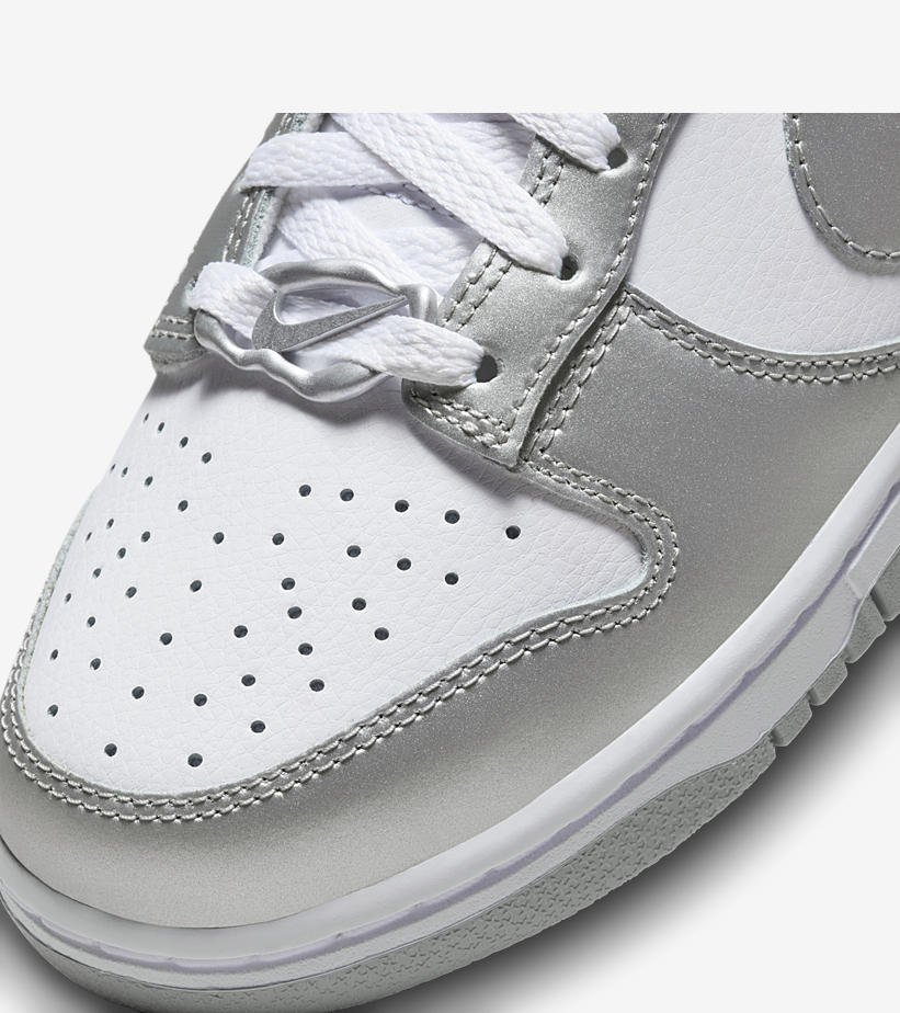 2023年 発売予定！ナイキ ウィメンズ ダンク ロー “ホワイト/メタリックシルバー” (NIKE WMNS DUNK LOW “White/Metallic Silver”) [FV1311-100]