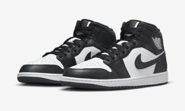 【国内 10/17 発売】ナイキ エア ジョーダン 1 ミッド “パンダエレファント” (NIKE AIR JORDAN 1 MID “Panda Elephant”) [FB9911-001]