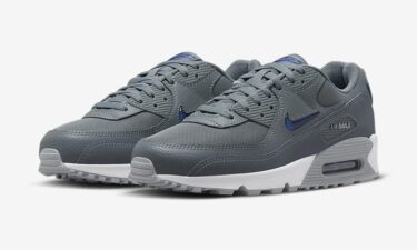 海外発売！ナイキ エア マックス 90 “ジュエルスウッシュ/クルーグレー/ディープロイヤルブルー” (NIKE AIR MAX 90 “Jewel-Swoosh/Cool Grey/Deep Royal Blue”) [FN8005-001]