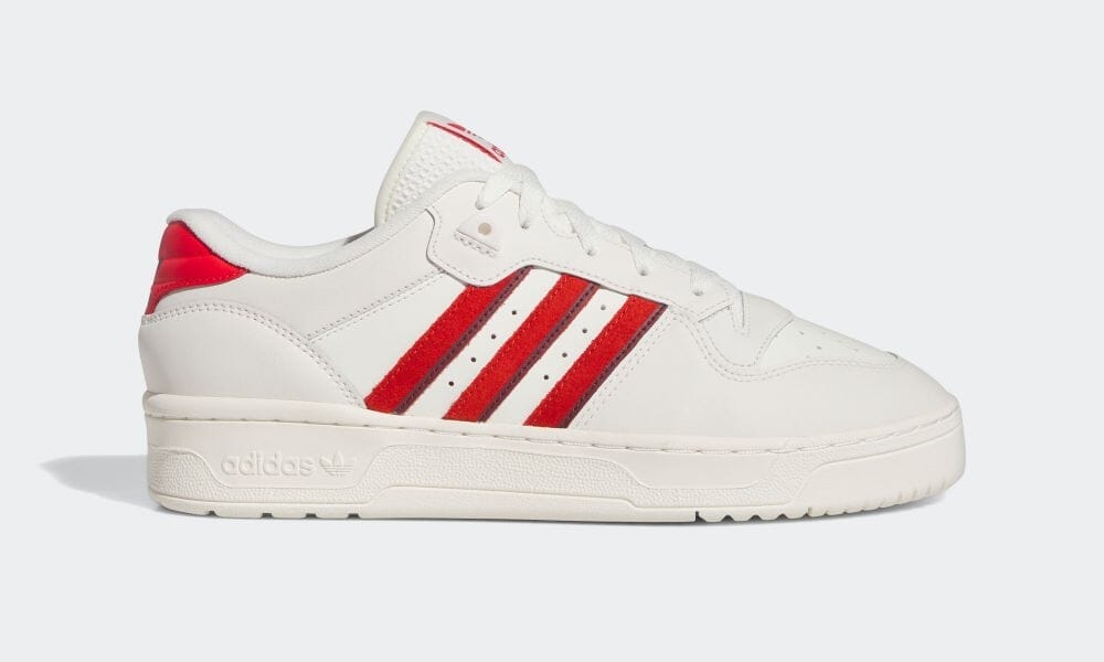 【発売予定】adidas Originals RIVALRY LOW “White/Shadow Red” (アディダス オリジナルス ライバルリー ロー “クラウドホワイト/シャドーレッド”) [IE7196]