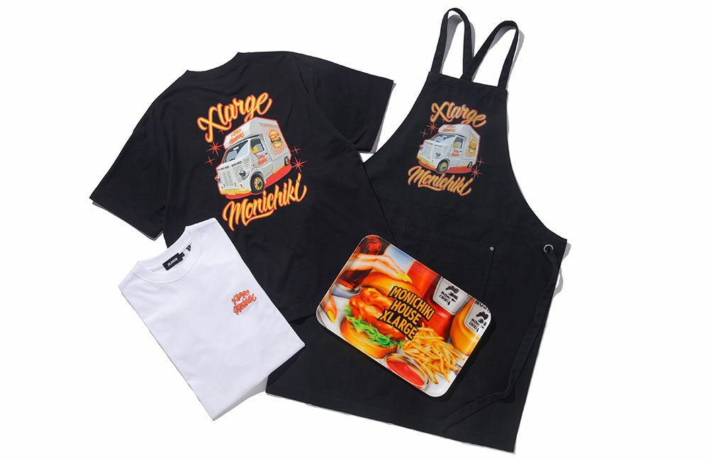 本格派チキンバーガー専門店「MONICHIKI HOUSE」× XLARGE 2023 コラボが7/29 発売 (エクストララージ モニチキハウス)