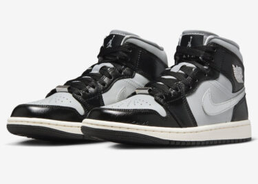 【国内 10/5 発売予定】ナイキ ウィメンズ エア ジョーダン 1 ミッド “ブラッククローム” (NIKE WMNS AIR JORDAN 1 MID “Black Chrome”) [FB9892-002]