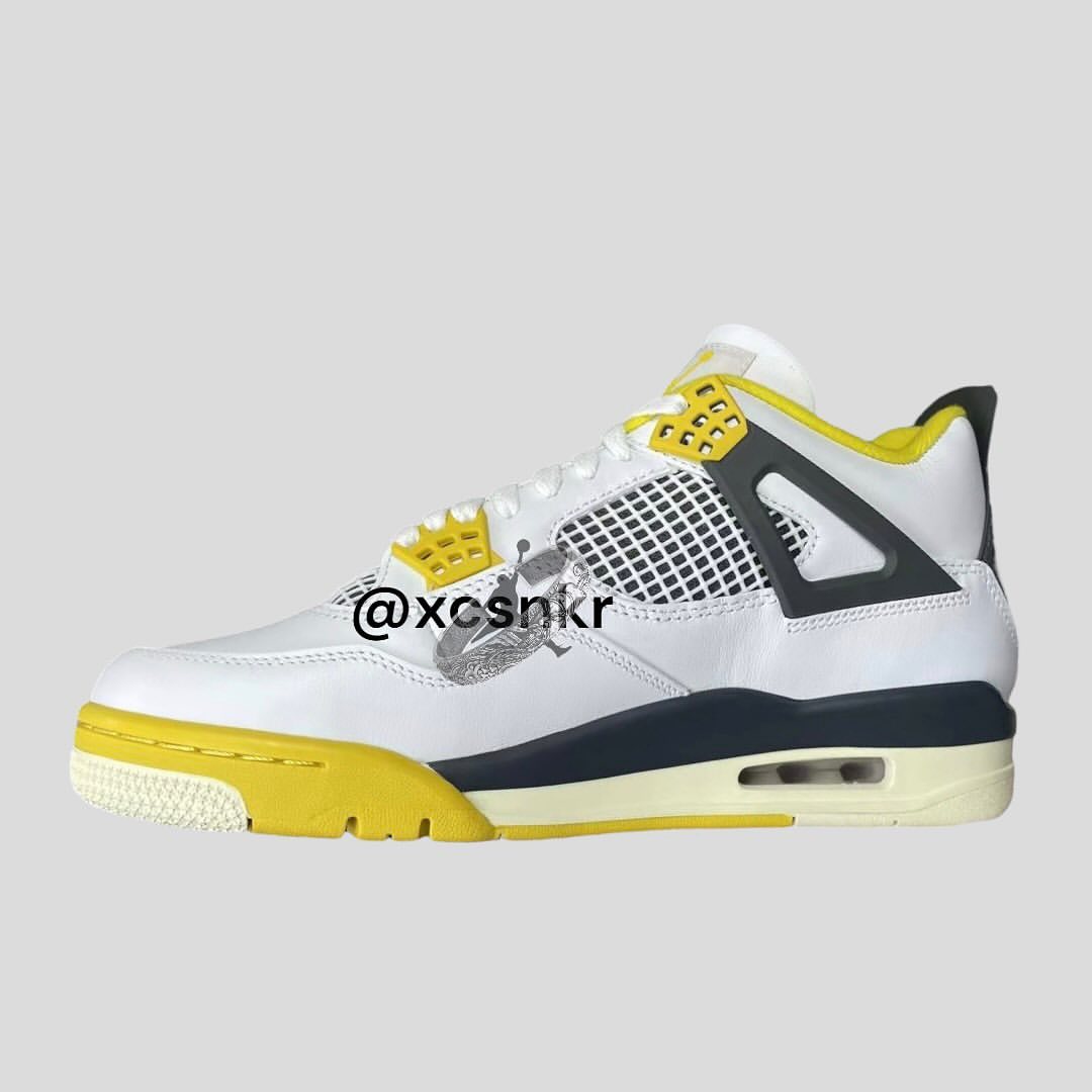 【2024年 4/6 発売】ナイキ ウィメンズ エア ジョーダン 4 レトロ “ビビッドサルファー” (NIKE WMNS AIR JORDAN 4 RETRO “Vivid Sulfur”) [AQ9129-101]