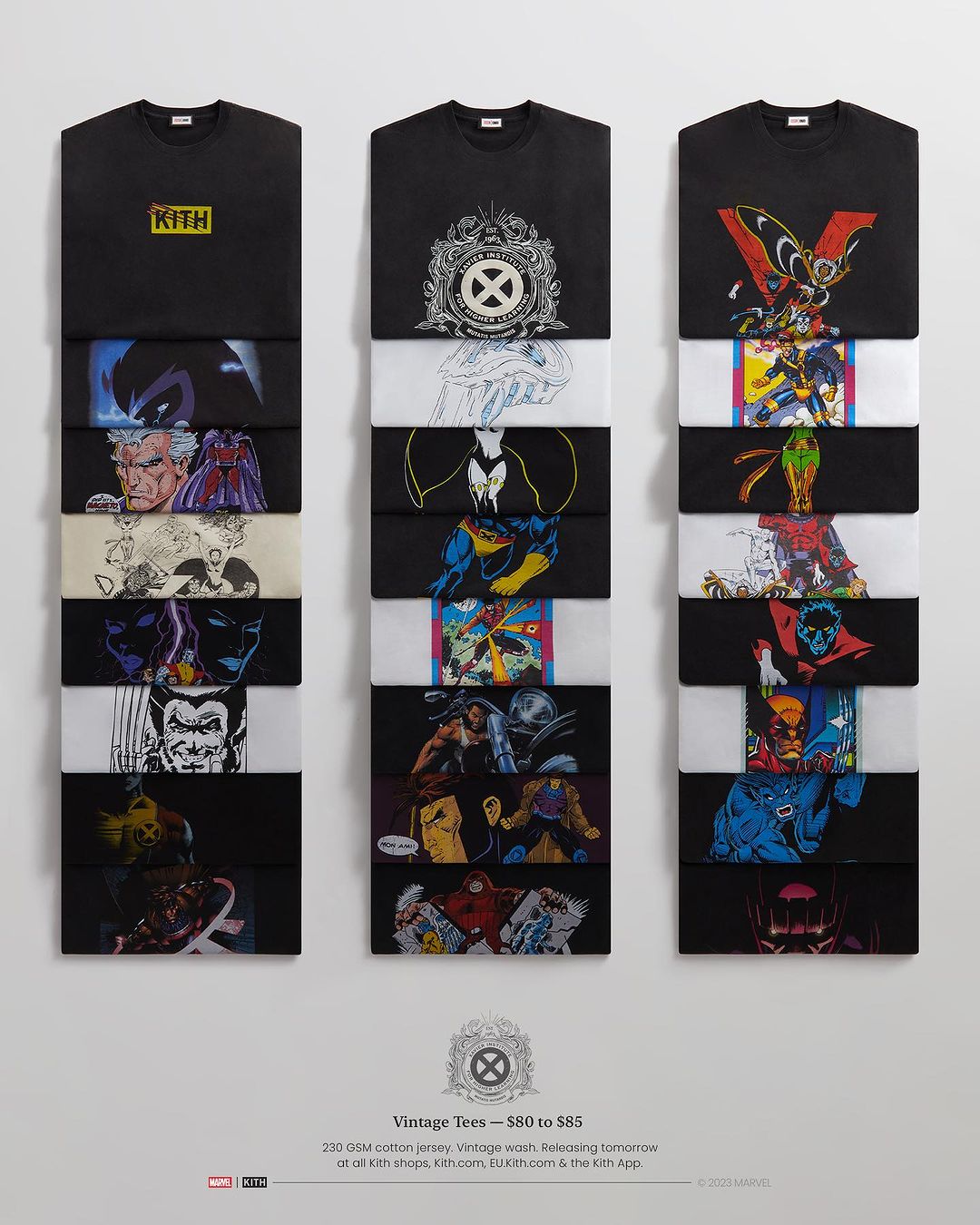 【7/28 発売】KITH × MARVEL X-MEN 60th (キス マーベル エックスメン 60周年 記念コレクション)