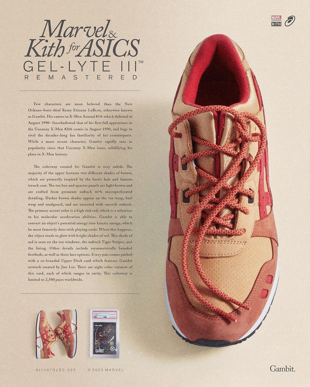 正規品/新品 KITH X MEN ASICS Gel-Lyte 3 26.0cm - 靴