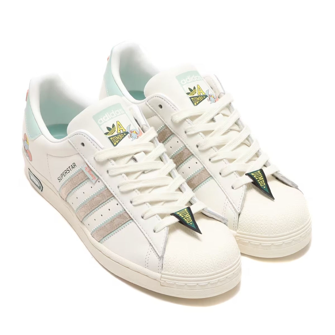 【国内 7/4 発売】Disney DUMBO × adidas Originals FORUM LOW/SUPERSTAR “CALLEGE GREEN/CORE WHITE” (ディズニー ダンボ アディダス オリジナルス フォーラム ロー/スーパースター “グリーン/ホワイト”) [IE5878/IE5880]