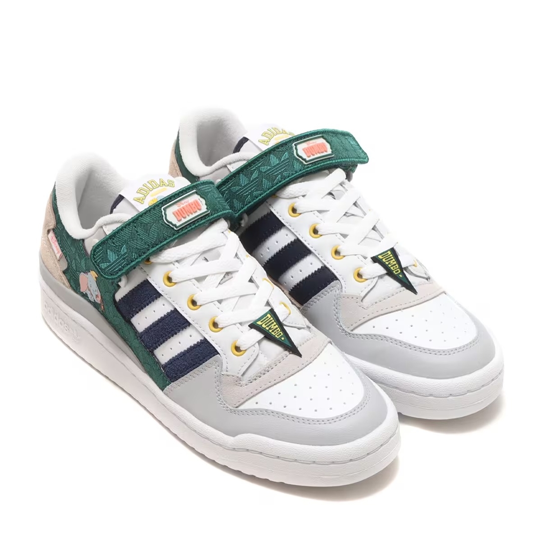 【国内 7/4 発売】Disney DUMBO × adidas Originals FORUM LOW/SUPERSTAR “CALLEGE GREEN/CORE WHITE” (ディズニー ダンボ アディダス オリジナルス フォーラム ロー/スーパースター “グリーン/ホワイト”) [IE5878/IE5880]