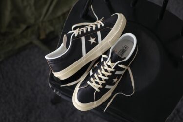 【国内 7/14 発売】ヴィンテージライクな CONVERSE STAR&BARS US LEATHER (コンバース スター＆バーズ レザー)