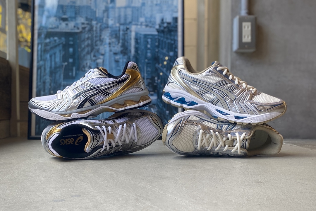 直販オンライン GEL-KAYANO 14 white/pure gold ゴールド - 靴