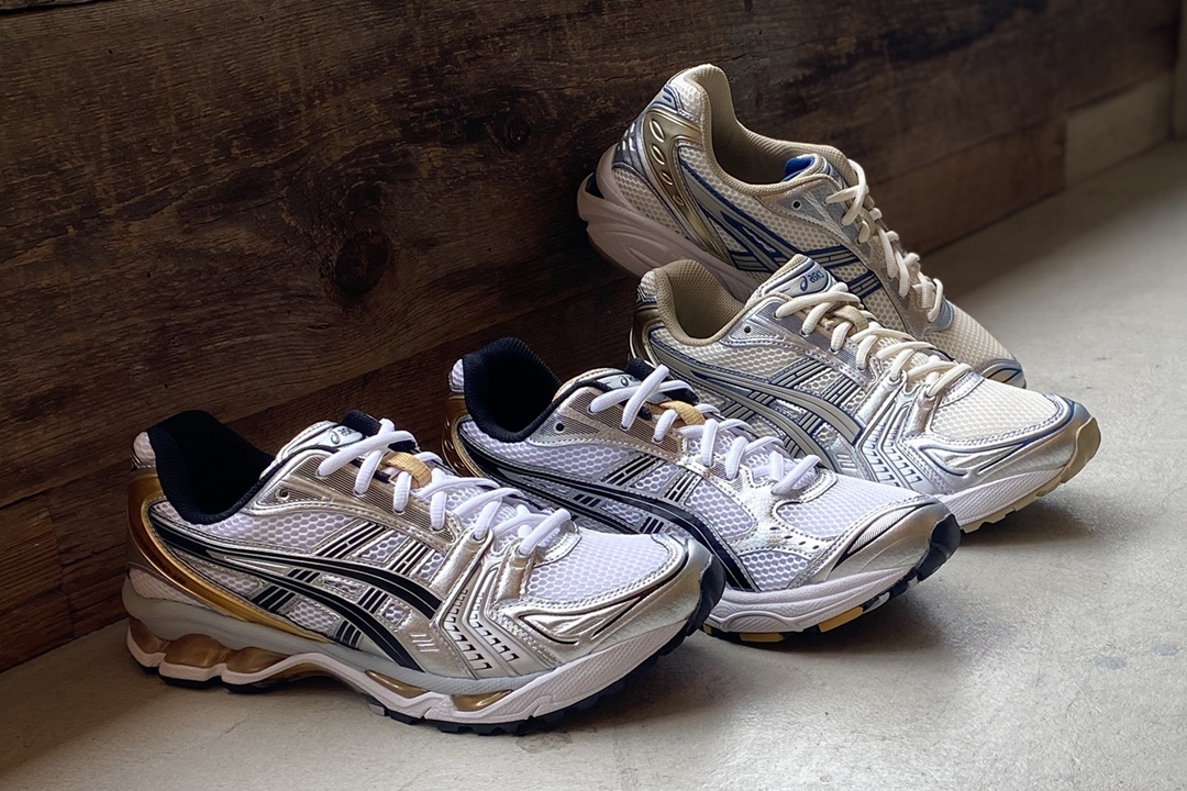 【国内 7/6 発売】ASICS GEL-KAYANO 14 “White/Pure Gold” “Cream/Pure Silver” (アシックス ゲルカヤノ 14 “ホワイト/ゴールド” “クリーム/シルバー”) [1201A019.102/1201A019.105]