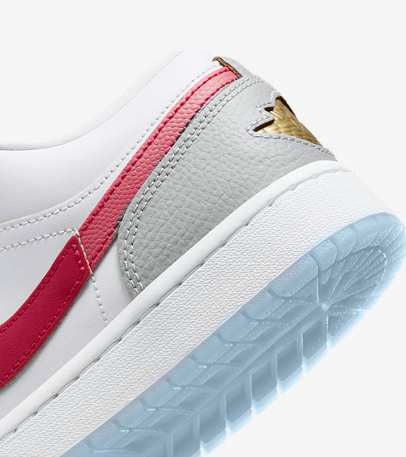 海外発売！ナイキ エア ジョーダン 1 ロー “スプリットスウッシュ/ホワイト/ブルー/レッド” (NIKE AIR JORDAN 1 LOW “Split-Swoosh/White/Blue/Red”) [FN8901-164]