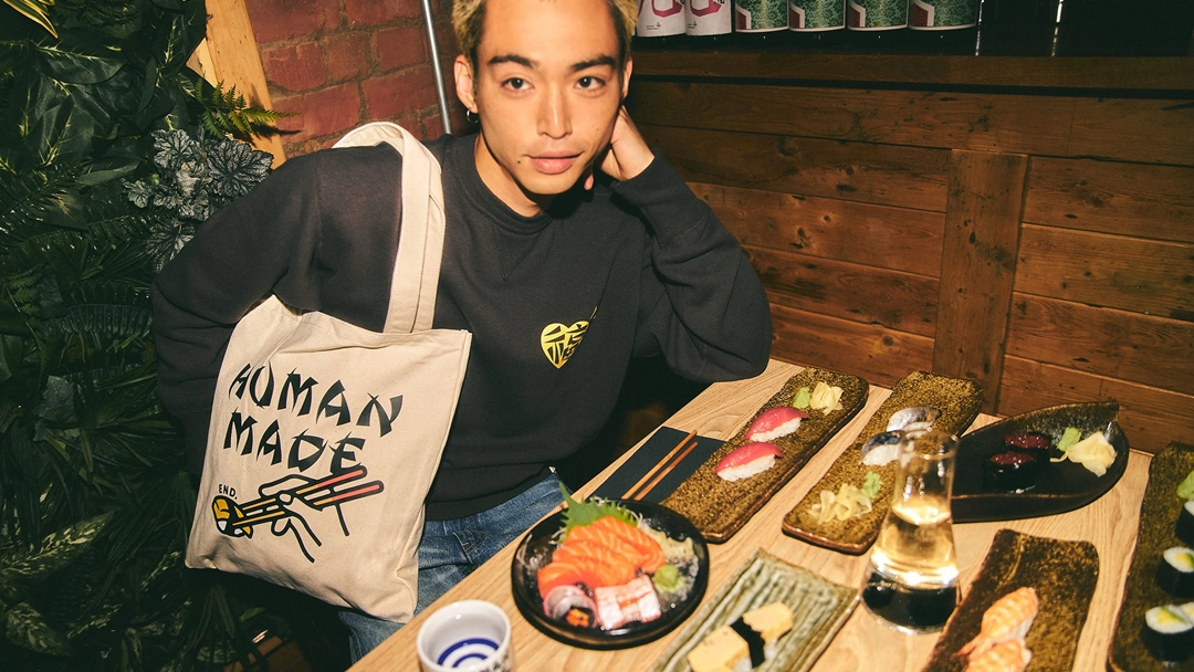 END. X HUMAN MADE SUSHI TOTE BAG