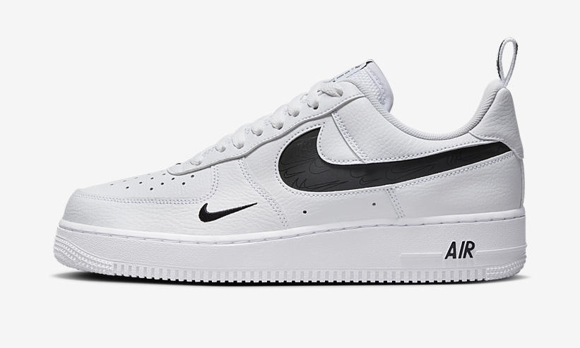 2023年 発売予定！ナイキ エア フォース 1 ロー “スウッシュオンスウッシュ/ホワイト/ブラック” (NIKE AIR FORCE 1 LOW “Swoosh On Swoosh/White/Black”) [FV1320-100]