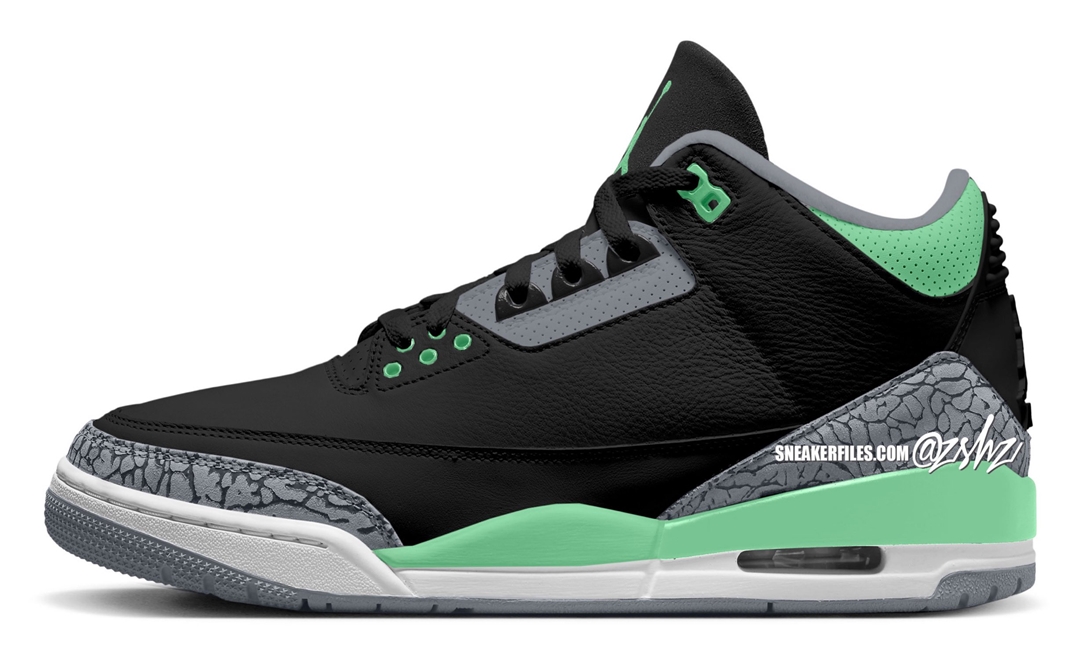 2024年 3/16 発売予定！ナイキ エア ジョーダン 3 レトロ “グリーングロー” (NIKE AIR JORDAN 3 RETRO “Green Glow”) [CT8532-031]