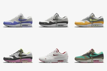 【NIKE BY YOU】ベルベット、ヌバックレザー、クロコや、チャームが付属！ナイキ エア マックス 1 87 (AIR MAX 1 87) [FJ8893-900]