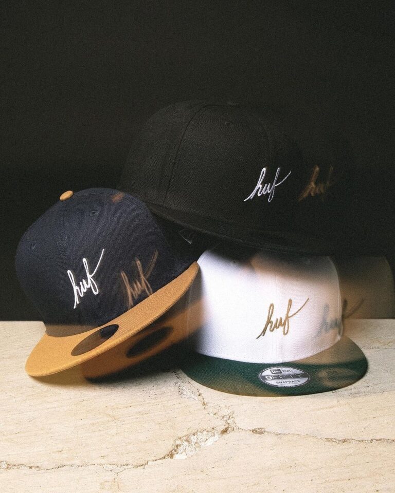 CLASSIC SCRIPT NEW ERA HAT HUFキャップ ブラック NEW ERA × HUF CLASSIC SCRIPT HATが8/4 予約販売 (ニューエラ