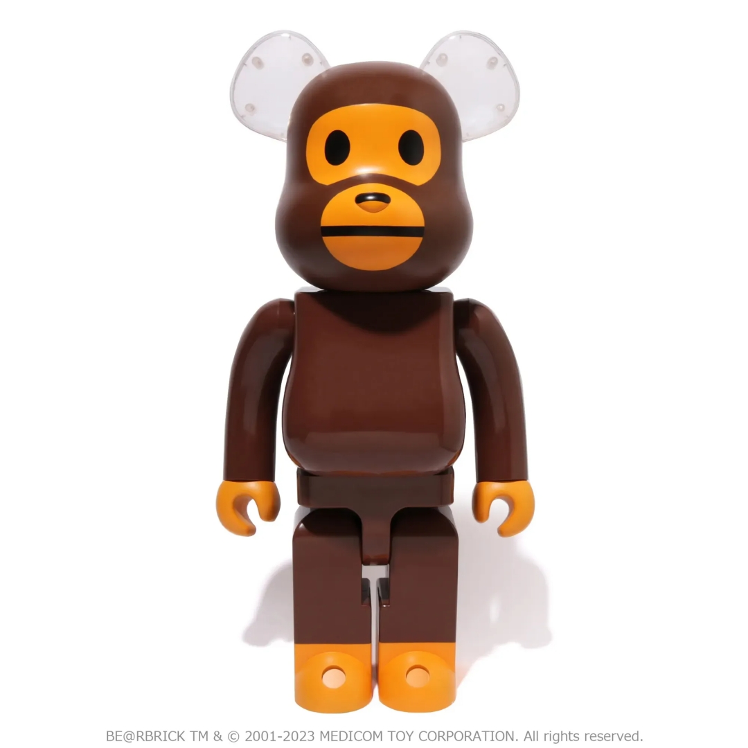 7/22 発売！BE@RBRICK × A BATHING APE ブランド設立30周年を記念した新作「EAR CLEAR Ver.」 (ベアブリック ア ベイシング エイプ)