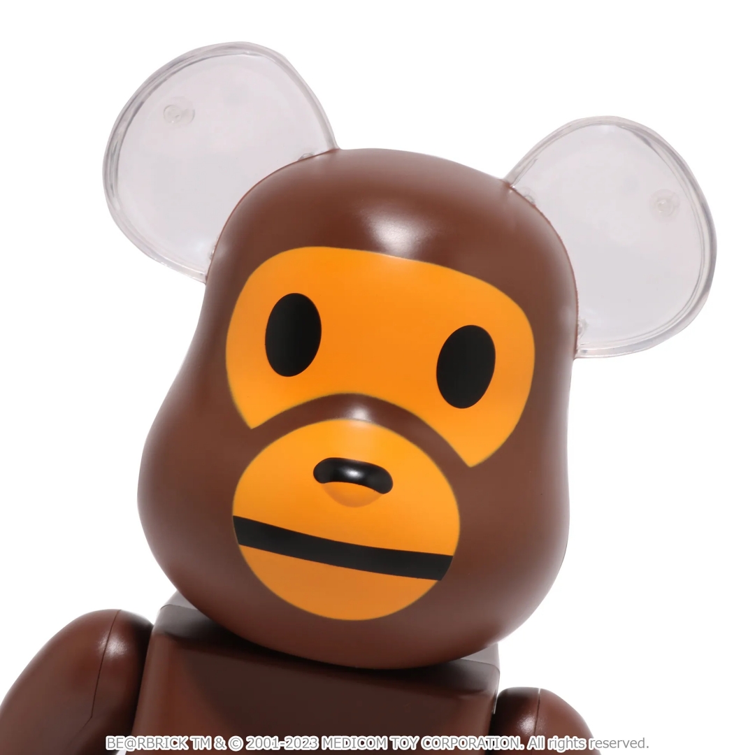 7/22 発売！BE@RBRICK × A BATHING APE ブランド設立30周年を記念した新作「EAR CLEAR Ver.」 (ベアブリック ア ベイシング エイプ)