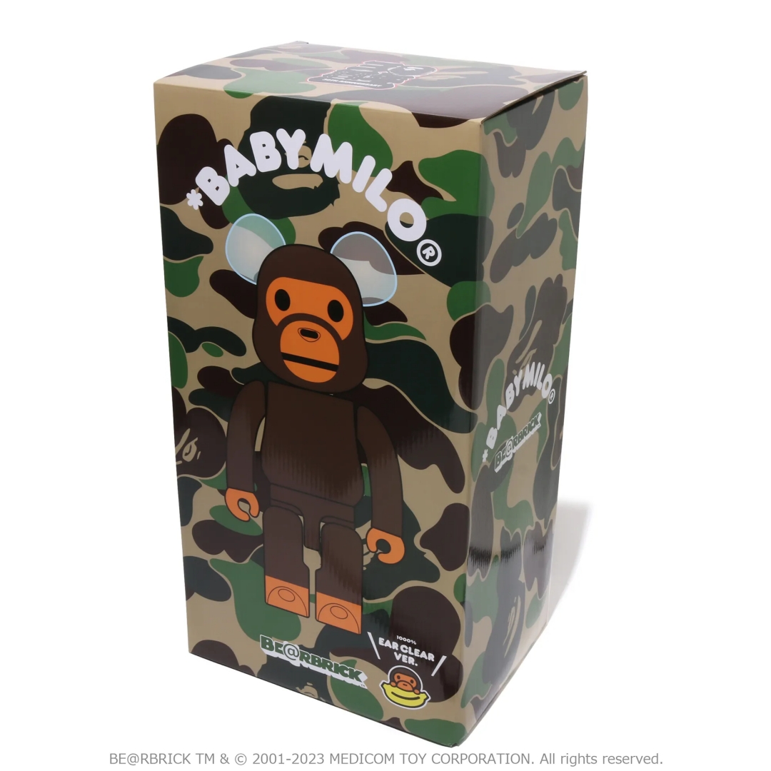 7/22 発売！BE@RBRICK × A BATHING APE ブランド設立30周年を記念した新作「EAR CLEAR Ver.」 (ベアブリック ア ベイシング エイプ)