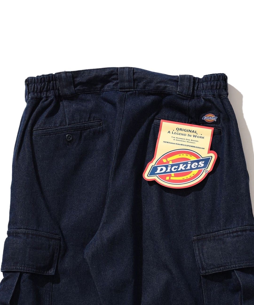 Dickies × BEAMS / 別注 デニム ダブルニー カーゴパンツが9月上旬発売 (ディッキーズ ビームス)