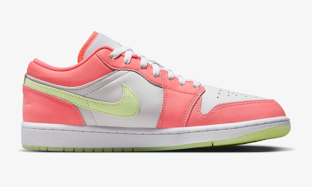 海外発売！ナイキ エア ジョーダン 1 ロー SE “ラヴァグロー/ホワイト/バーレイボルト” (NIKE AIR JORDAN 1 LOW SE “Lava Glow/White/Barely Volt”) [FN6772-671]