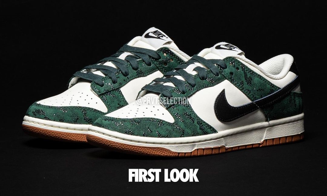 2023年 発売予定！ナイキ ダンク ロー “ホワイト/グリーンスネーク/ガム” (NIKE DUNK LOW “White/Green Snake/Gum”) [FQ8893-397]