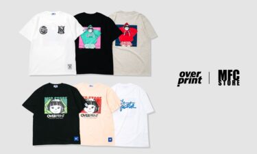 MFC STORE × over print コラボで「古塔つみ」氏が描いた女の子のイラストTEEが7/17 発売 (エムエフシー ストア オーバー プリント)