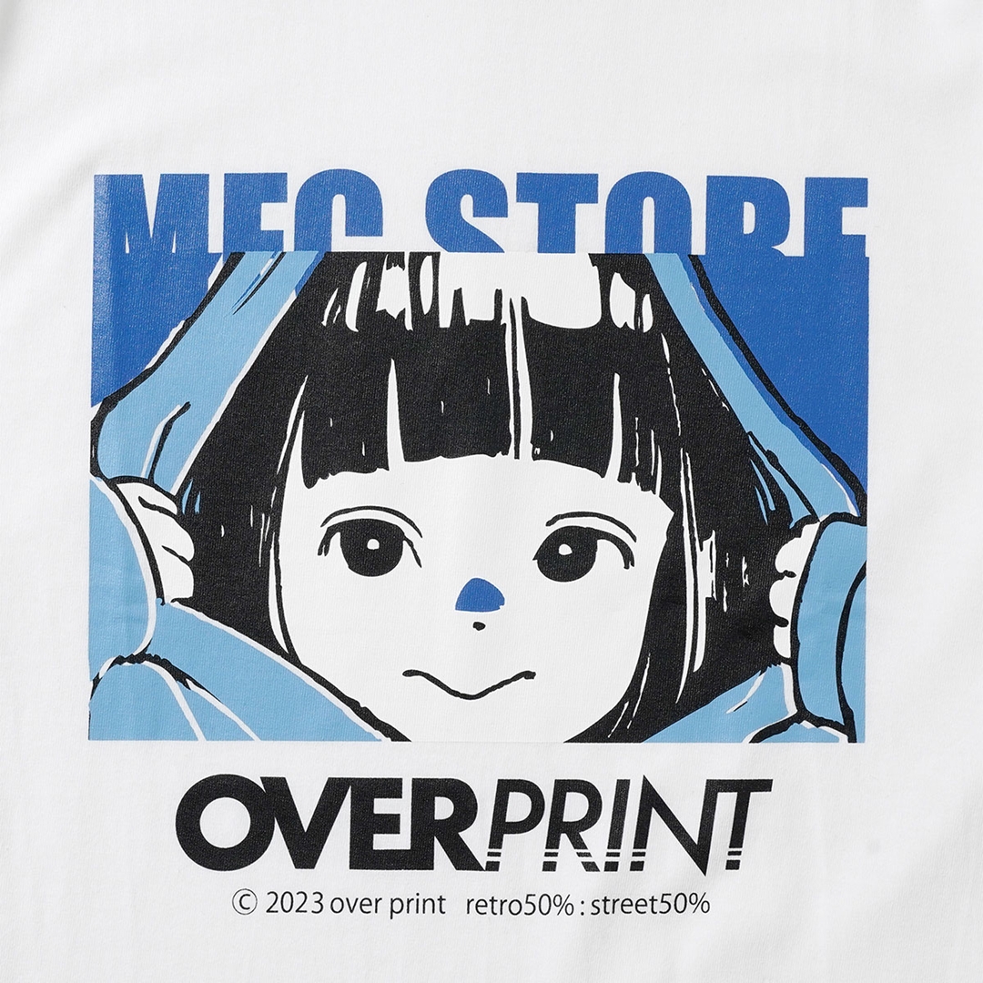 MFC STORE × over print コラボで「古塔つみ」氏が描いた女の子のイラストTEEが7/17 発売 (エムエフシー ストア オーバー プリント)