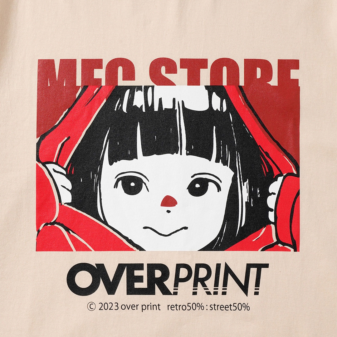 MFC STORE × over print コラボで「古塔つみ」氏が描いた女の子のイラストTEEが7/17 発売 (エムエフシー ストア オーバー プリント)