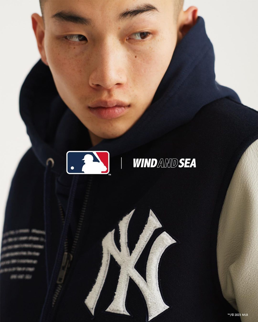 発売WIND AND SEA x MLB “New York Yankees” ウィンダンシー