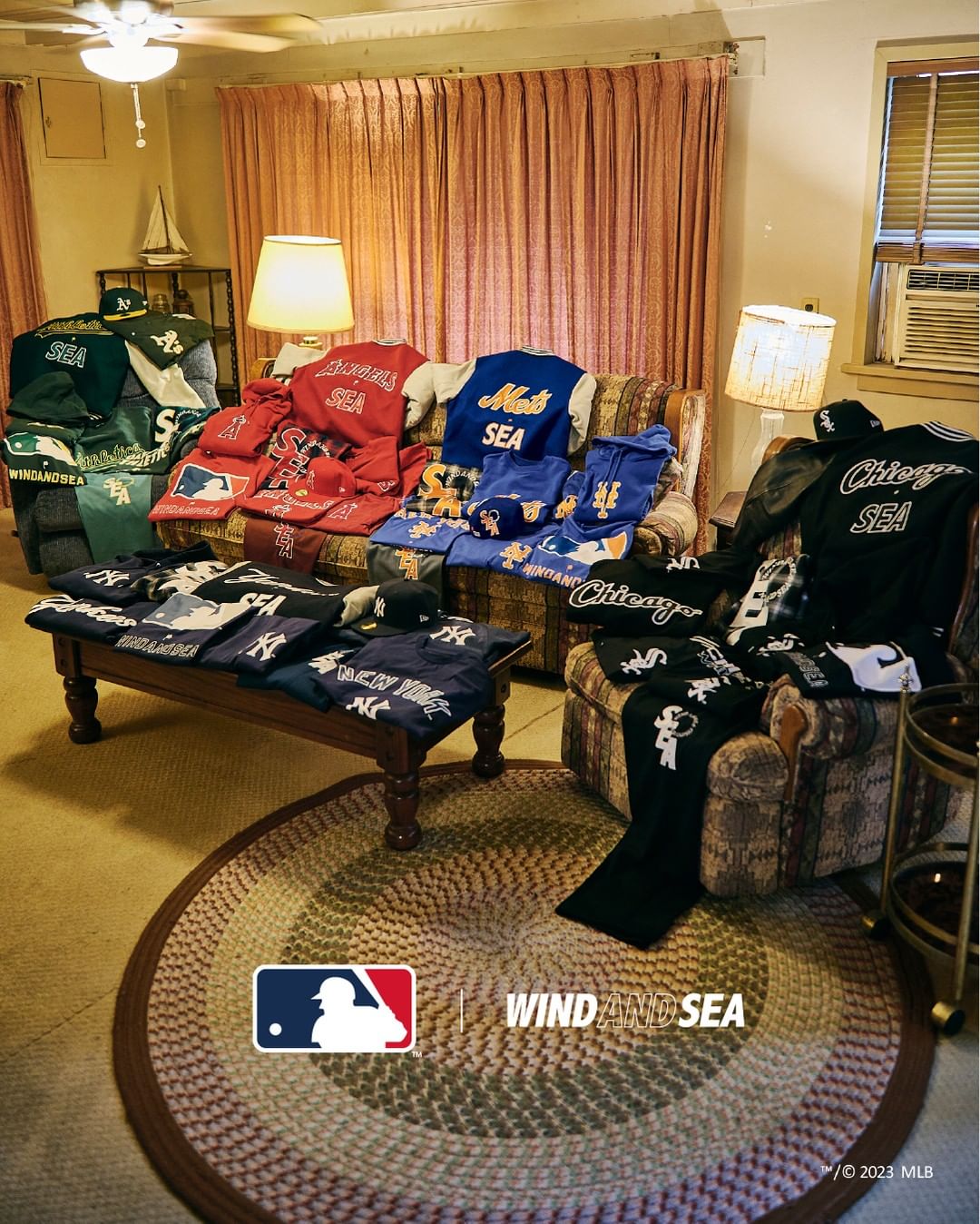 【7/25 発売】WIND AND SEA x MLB “New York Yankees” (ウィンダンシー エムエルビー “ニューヨーク・ヤンキース”)