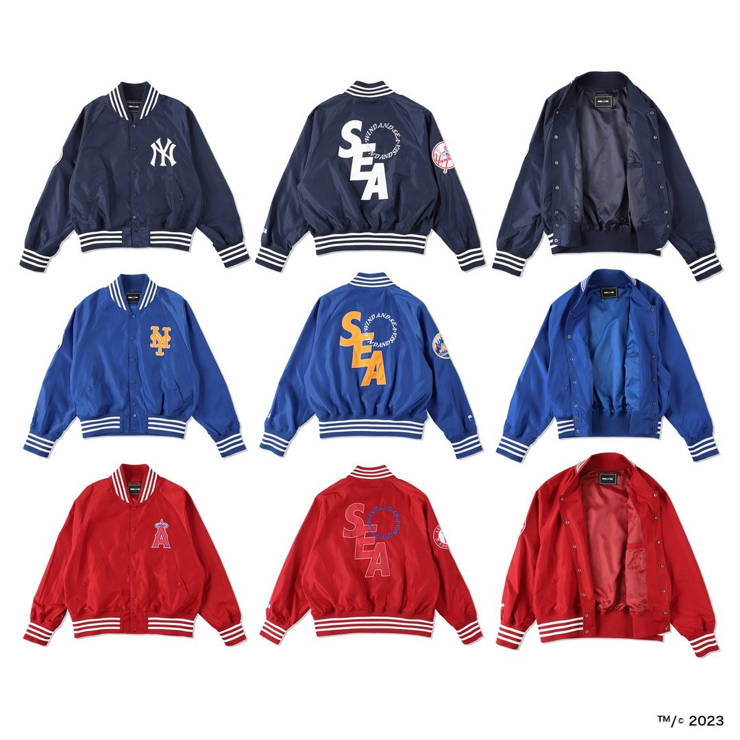 【7/25 発売】WIND AND SEA x MLB “New York Yankees” (ウィンダンシー エムエルビー “ニューヨーク・ヤンキース”)