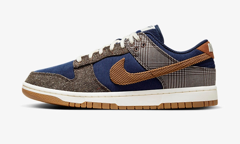 【国内 11/20 発売】ナイキ ダンク ロー プレミアム “ツイード&コーデュロイ パック” (NIKE DUNK LOW PREMIUM “Tweed and Corduroy Pack”) [FQ8746-410]