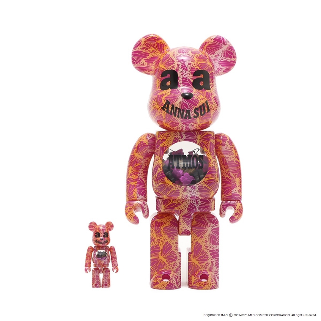 【9/2 発売予定】BE@RBRICK × atmos x ANNA SUI 100% & 400% (ベアブリック アトモス アナスイ)