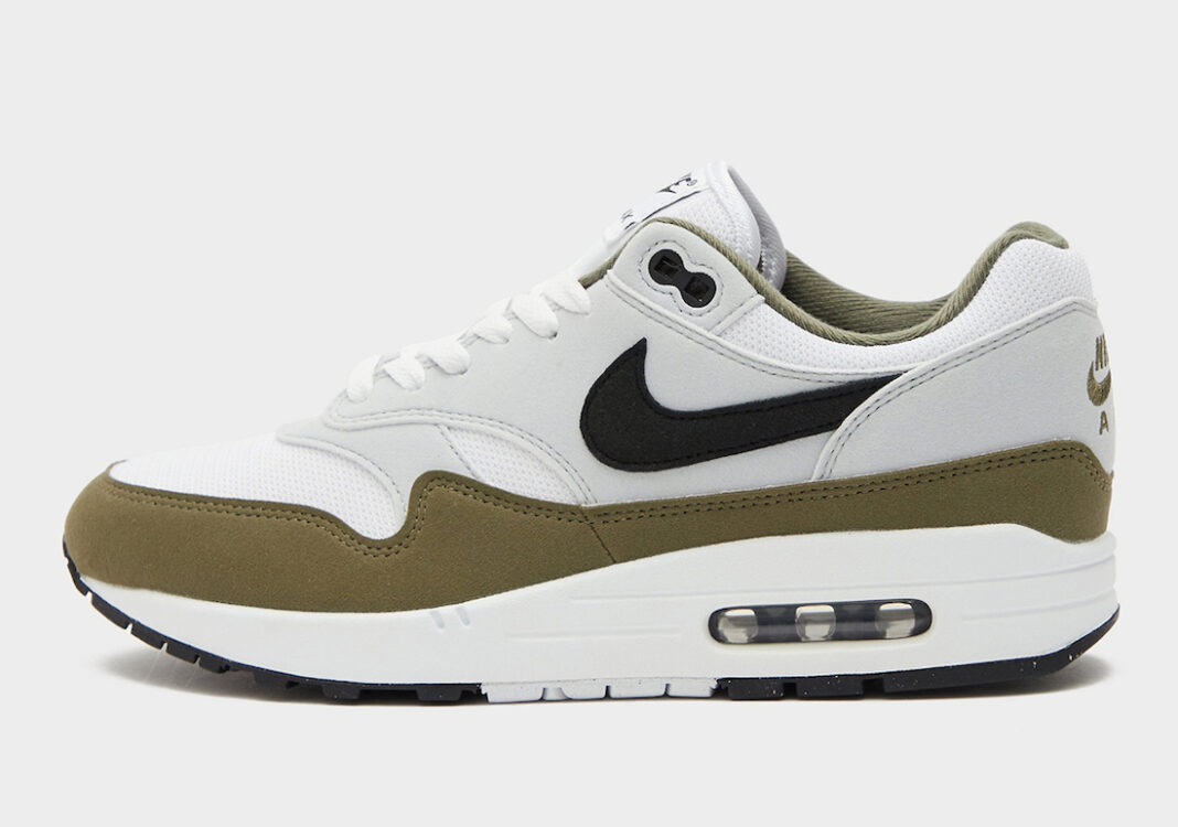 【国内 9/19 先行発売】ナイキ エア マックス 1 “ホワイト/ブラック/ミディアムオリーブ” (NIKE AIR MAX 1 “White/Black/Medium Olive”) [FD9082-102]