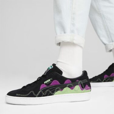 【国内 8/31 発売予定】PUMA SUEDE SOUNDWAVE “PUMA Black-Spring Fern” (プーマ スーエド サウンドウェーブ) [393257-01]