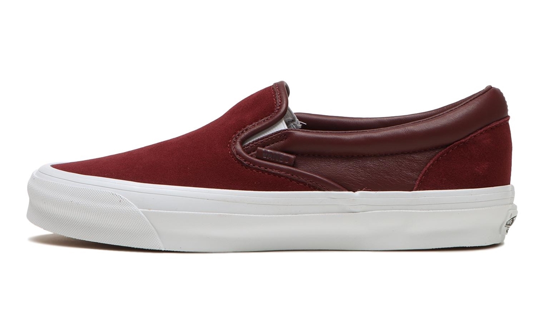 【国内 8/31 発売】VANS VAULT OG CLASSIC SLIP-ON LX “SUEDE/LEATHER” (バンズ ヴォルト クラシック スリッポン “スエード/レザー”)