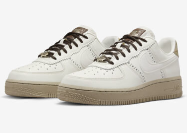 【国内 11/15 発売予定】ナイキ エア フォース 1 ロー “ブローグ/ホワイト” (NIKE AIR FORCE 1 LOW “Brogue/White”) [FV3700-112]