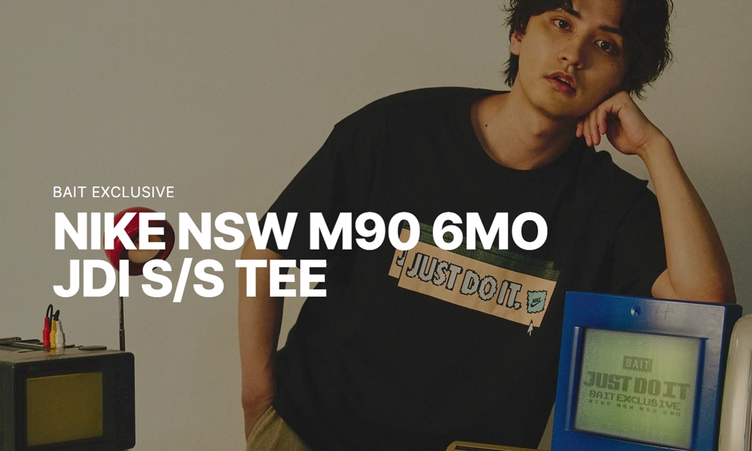 【発売中】BAIT限定 NIKE NSW M90 6MO JDI S/S TEE (ベイト ナイキ スポーツウェア)